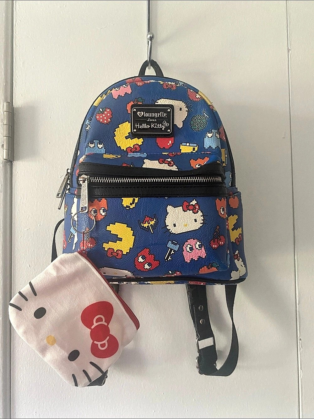 Loungefly rare Hello Kitty x Pac-Man Character backpack ⭐️